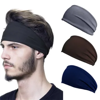 KALOAD 1Pcs Sports Headband Running Fitness Soft Elastic Sweatband Quick-Dry Hairbands for Outdoor Cycling Jog Tennis Yo