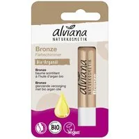 alviana Lippenpflegestift Lippenpflegestift - Bronze mit Arganöl 4,5g