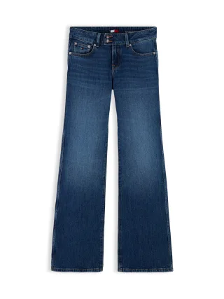 Tommy Hilfiger - Bootcut Jeans mit Low Rise blau - Gr. - 32