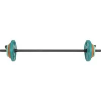GORILLA SPORTS Hantel-Set Langhantelset Aerobic Gummi Gripper
