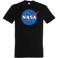 Youth Designz T-Shirt NASA Herren T-Shirt Logo Fun-Print Männer Geschenk Mit trendigem Frontprint