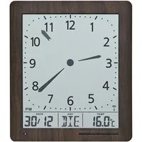 AMS Funkwanduhr F5893 (Quarzuhr,Datum,Wohnzimmer,Esszimmer,Küche,Arbeitszimmer,Büro, Flur)