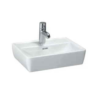 LAUFEN Pro A Handwaschbecken 8119520001091 45x34cm, weiß, mit Überlauf, ohne Hahnloch