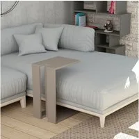 Decortie Beistelltisch Muju, Modern C Form Beistelltisch, 30 x 40 x 57 cm