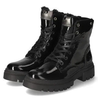Bullboxer Schnürboots - Gr. 42 - Schwarz - Leder