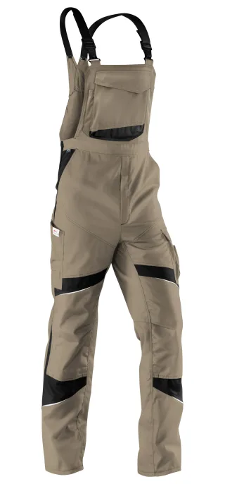 KÜBLER ACTIVIQ Latzhose sandbraun/schwarz 42 - 3250 5365-2599-42