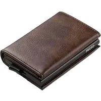 PRESO BAG Geldbörse Herren Geldbörse Echt Leder, Geldbeutel, Kreditkartenetui, Mit Geschenkbox, Vollleder, Slim Wallet, Herrengeschenk