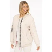 Zwillingsherz Bomberjacke "Wild Heart" Stickerei, Reißverschluss,Taschen mit Druckknöpfen