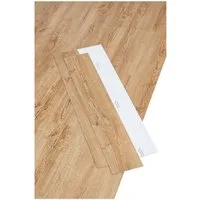 misento Vinylboden selbstklebend in Holzoptik, 32 PVC Planken je ca. 15,2 x 91,4 cm, PVC Bodenbelag 4,46 m², für Fußbodenheizung, Badezimmer, Wohnräume