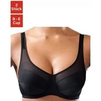 petite fleur by Lascana Bügel-BH (Packung, 2 Stück) aus Microtouch-Material – auch ideal für große Größen