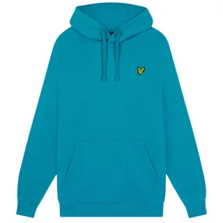 Lyle & Scott Plain Leisure Blauer Kapuzenpullover