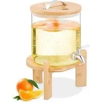 relaxdays Getränkespender für Kalt & Heißgetränke, 5 Liter