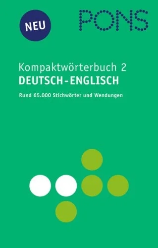 PONS Kompaktwörterbuch Englisch Tl.2 : Deutsch-Englisch