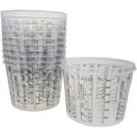 DD Composite Farbmischbehälter Mischbecher Sets 600ml (10 Stück)