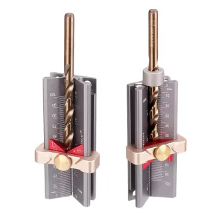 HONGDUI 3 In 1 Multifunction Measuring Gauge Drill Depth Gauge Drill Stop Measure and Drill Point Angle Gauge Grinding G