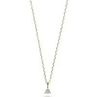 CHRIST Collier CHRIST Damen-Kette 585er Gelbgold 1 Diamant