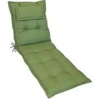 Herlag Liegenauflage Ava Polster für Gartenliege UV-Schutz 190x60x9cm, (1 St), extra dick, Kopfpolster