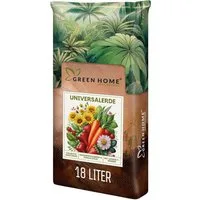 GREEN HOME LOVE NATURE Pflanzerde Universalerde für Zimmerpflanzen, Balkon & Garten, strukturstabil 18 L, 36 L, 72 L, Langzeitdünger, Perlite, Kokosfasern, pH 5,8, gute Drainage