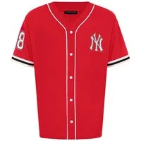 RedBridge T-Shirt mit Knopfleiste - Baseball-Shirt - Sportlicher Look, Regular Fit