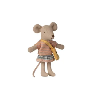 Maileg Maus kleine Schwester mit Tasche
