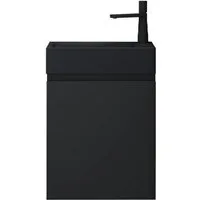 Mai & Mai Badmöbel-Set Gäste Wc Waschbeckenunterschrank Waschtisch mit Unterschrank P02