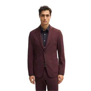 Boss - Blazer für Herren, Hals Kerbe, Formell (Rot)