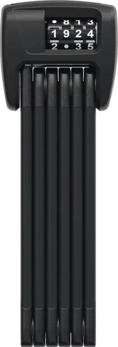 Abus Bordo Combo 6000C/90 BK SH Faltschloss schwarz