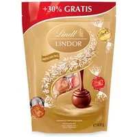 Lindt LINDOR Schokolade 400g XL Beutel Mischung Kugeln Schokolade Pralinen Geschenk, 1 x 400 g, 1 St.