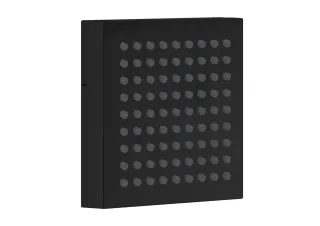 Hansgrohe Schulterbrause 110/110 Axor ShowerComposition 1jet mattschwarz, 12596670 12596670