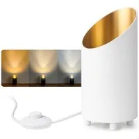 SSC-LUXon LED Spiegelleuchte Möbellampe AUREVA mit LumiFLEX GU10 5W Birne 3in1 warm, neutral, kalt, Tageslichtweiß, Warmweiß, Neutralweiß