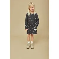 Blue Seven Sweatkleid in dezenter A-Linie und mit tollen Pailletten-Details