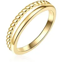 Rafaela Donata Silberring gelbgold, aus Sterling Silber