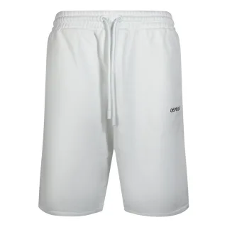 Off-white Stitch Diags Skate Sweatshorts Weiß
