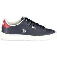 U.S. Polo Sneaker Moderner Herrensneaker in Blau mit roten Akzenten