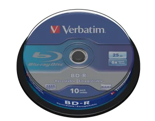 Verbatim 10 x BD-R | 43742 | 25 GB 6x - Spindel