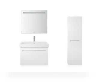 Duravit Duravit No.1 Halbhochschrank Weiß Matt 400x360x1320 mm - N11308L18180000 N11308L18180000