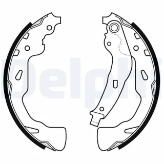Delphi Bremsbacken hinten Suzuki Baleno