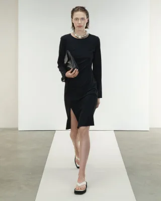Jane Lushka - Scarlet Dress-LS Technical Jersey black - Gr. - S