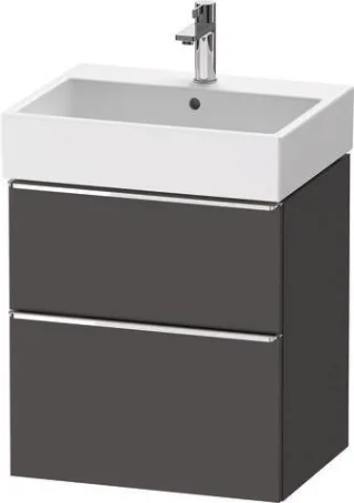 Duravit D-Neo Waschtischunterbau wandhängend Graphit Matt 584x442x625 mm - DE4371010490000 DE4371010490000