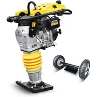 BAMATO Vibrationsstampfer V-90G, 2-tlg., inklusive Fahrwerk