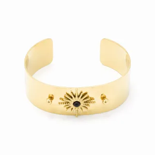 Luxenter Onyx-Armband aus 18K Gelbgold - Nepai