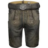 Stockerpoint Trachtenlederhose Wastl Herren (1-tlg) Trachtenlederhose, Trachtenhose, Bayerische Lederhose, Oktoberfest