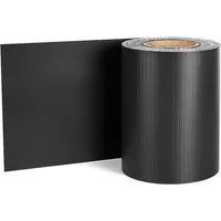 FIVMEN Sichtschutzstreifen PVC Sichtschutz Sichtschutzfolie 35m/65m/70m, 19 cm Hoch, Gartenzaun Windschutz für Zaun, Anthrazit