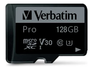 Verbatim PRO | 47044 | Flash-Speicherkarte (microSDXC-an-SD-Adapter