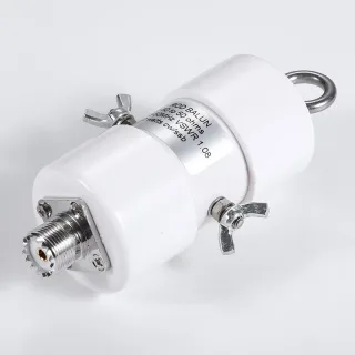 1:1 Voltage Balun 500W Power 1-50MHz Universal SO-239 Connector Compact Design for Shortwave Antennas Radio Transmission