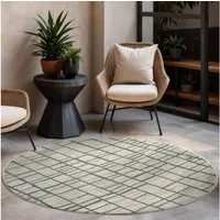 Ted Baker Teppich Crouch, Wendeteppich, rund, Höhe: 8 mm, Designteppich, Wetterfest, Pflegeleicht, Modern, Wohnzimmer, Terrasse