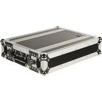 MUSIC STORE Koffer, 19" DD Pro Case, 2HE Short, Rack Case, Robustes Holzgehäuse