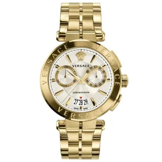 Versace VBR060017 Goldfarbene Aion Chrono Herrenuhr