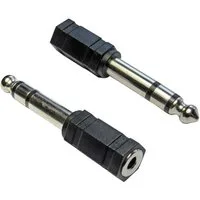 keepdrum keepdrum ADA059 Klinken-Adapter 3,5mm Buchse zu 6,3mm 2-STÜCK Audio-Adapter 6,35-mm-Klinke zu 3,5-mm-Klinke, Hochwertige Verarbeitung