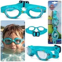PAW PATROL Schwimmbrille Paw Patrol Schwimmbrille Kinder, Anti-Fog, Silikon, verstellbar